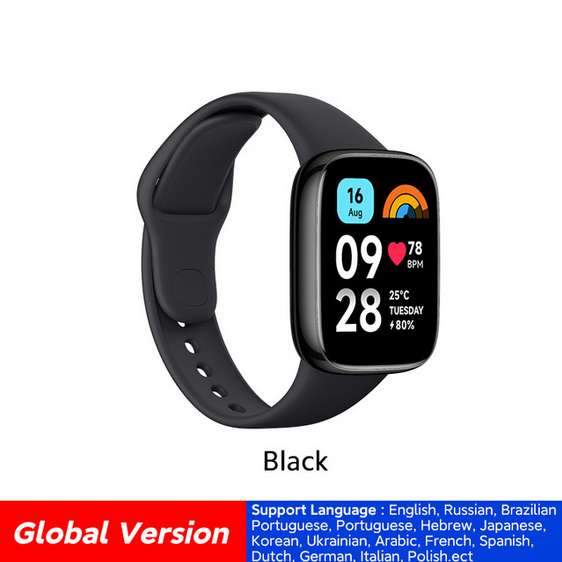 Global Xiaomi Redmi Watch 3 Lite / Active Smartwatch Oxygen Monitor 1.83" LCD 12 Days Battery - £34.69 with code @ Aliexpress / Mi CC Store