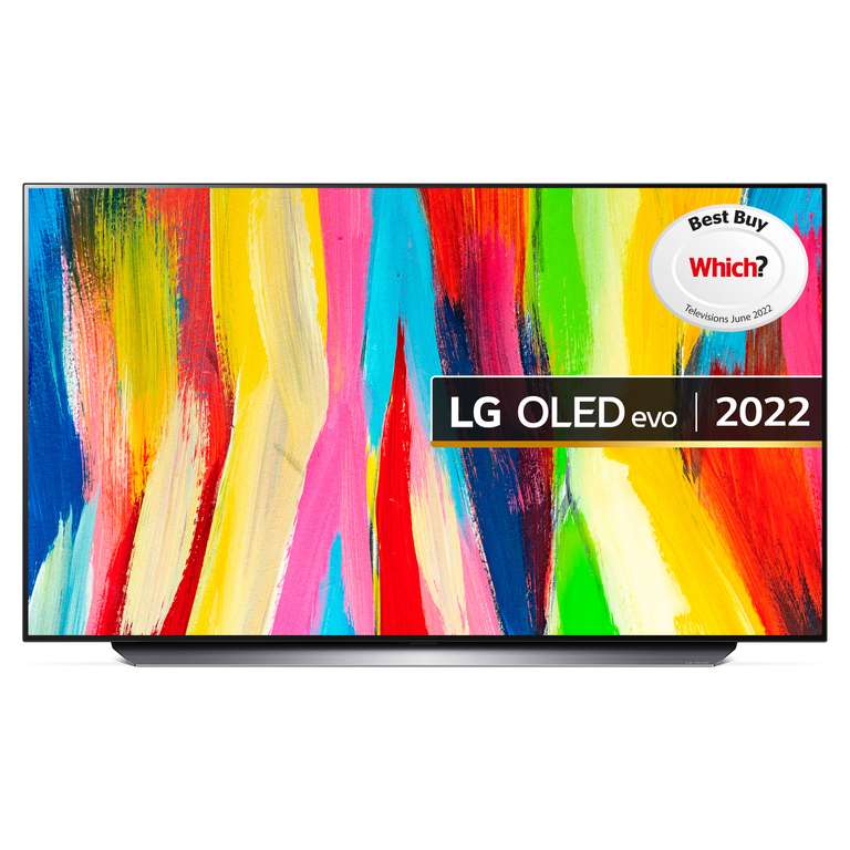LG OLED48C24LA 4K Ultra HD 48" OLED webOS Smart Platform TV £899 at Hughes