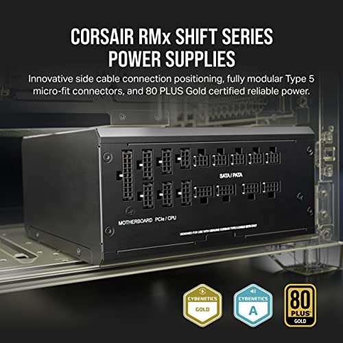 CORSAIR RM750e Fully Modular Low-Noise ATX Power Supply - ATX 3.0 & PCIe  5.0 Compliant - 105°C-Rated Capacitors - 80 PLUS Gold Efficiency - Modern  Standby Support 