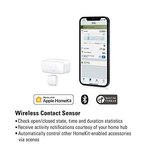 Eve Door & Window – Smart Contact Sensor for Doors- & Windows £26.49 @ Amazon