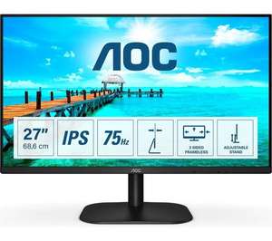 AOC 27B2H Full HD 27" IPS LCD Monitor - 75Hz, 4ms, HDMI & VGA £109 + 3 yr guarantee @ Currys