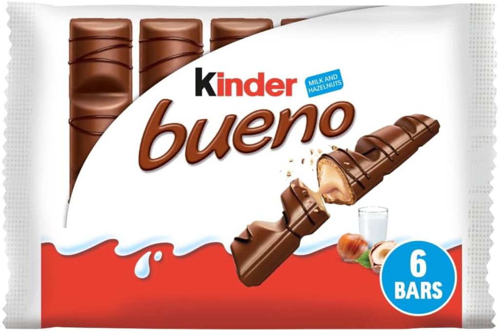 Kinder Bueno Classic Chocolate Snack 6 Bars - £1.50 / £1.34 S&S