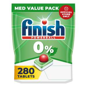Med Finish Powerball 0% Tablets 280 Pack (8.9p per tablet) - £25 using code delivered @ Finish Shop