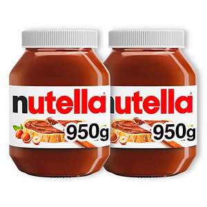 Nutella Hazelnut Chocolate Spread, Pack of 2 x 950 g - £11 (£10.46 on monthly subscribe & save) @ Amazon