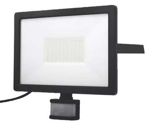 2 x Lap Weyburn Outdoor LED Floodlight With PIR Sensor Black 50W 5000LM - £26.98 With New App Sign Up Code (Free C&C)