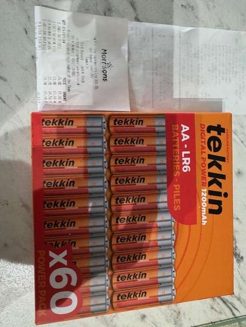HUADAO 60 Pack AA Batteries – Extra Heavy Duty 1.5V Zinc-Carbon – Fresh Stock 2027