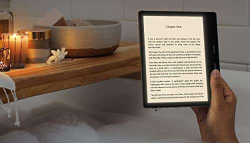 Kindle Oasis | Now With Adjustable Warm Light | Waterproof, 8 GB, Wi-Fi | Graphite