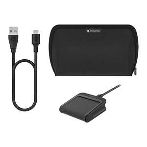 Mophie Charge Stream Global Travel Kit - Caricabatterie Wireless Portatile Con Adattatori Internazionali - 2