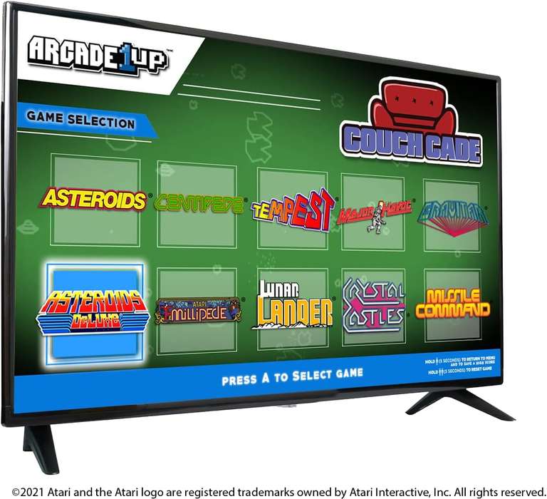 Arcade1up Atari Couchcade - 10 games in 1