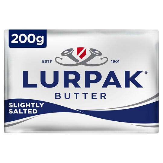 Lurpak Butter Slightly Salted 200g - £1.90 @ Iceland