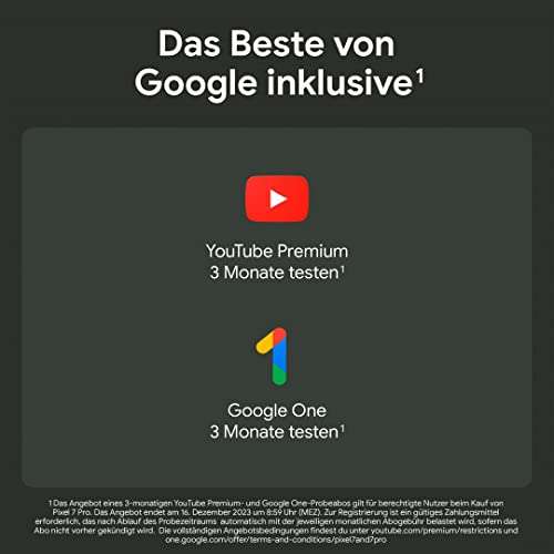 Google Pixel 7 Pro 128GB + Google Pixel Buds Pro - Wireless Headphones- £793.26 delivered @ Amazon Germany