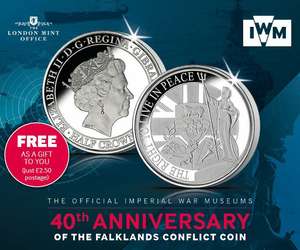 Free Falklands Conflict Anniversary Coin - Pay postage of £2.50 @ London Mint Office