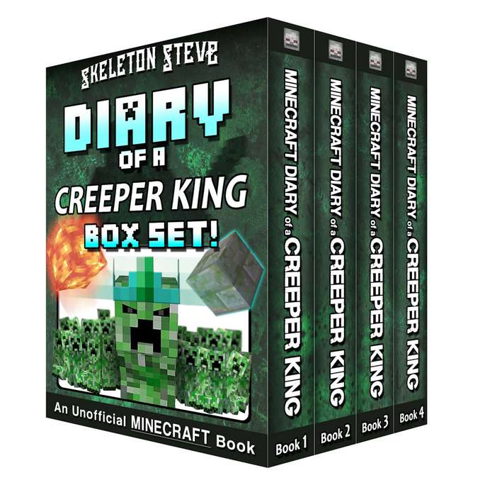 Diary of a Minecraft Creeper King BOX SET - 4 Books free on kindle @ Amazon