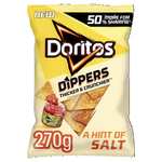 Doritos Dippers Hint of Salt 270g (Case of 9) £12.60 - Expires on 01/04/2023 @ Amazon warehouse
