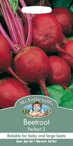 Mr Fothergill's 24797 Vegetable Seeds, Beetroot Perfect 3, Red 92p @ Amazon