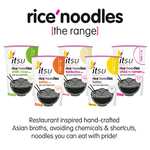Itsu Chilli Miso Flavour Rice Noodles | Instant Rice Noodles Multipack Cup | 1 Count (Pack of 6) | Gluten - Free (£2.65 with max S&S)