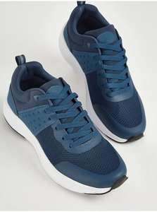 Navy Mesh Cage Trainers - Size 8