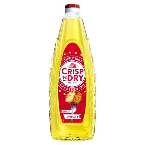 Crisp 'N Dry 100% Rapeseed Oil 1L - Clubcard Price