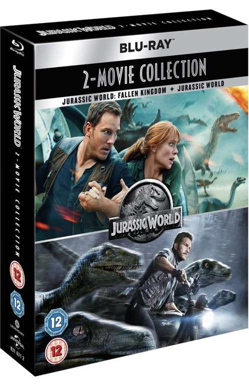 Jurrassic World/Jurrassic World Fallen Kingdom 4k Blu Ray, sold by the-jc-trading