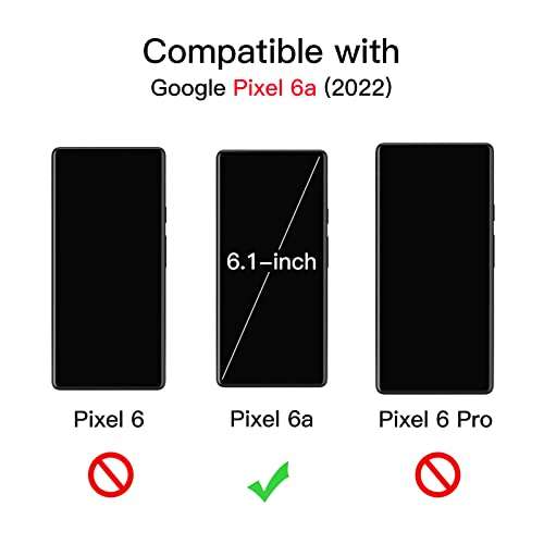 Google Pixel 6a Case - Black colour by JETech - Dual Protection - £3.99 with voucher @ JETech UK / Amazon