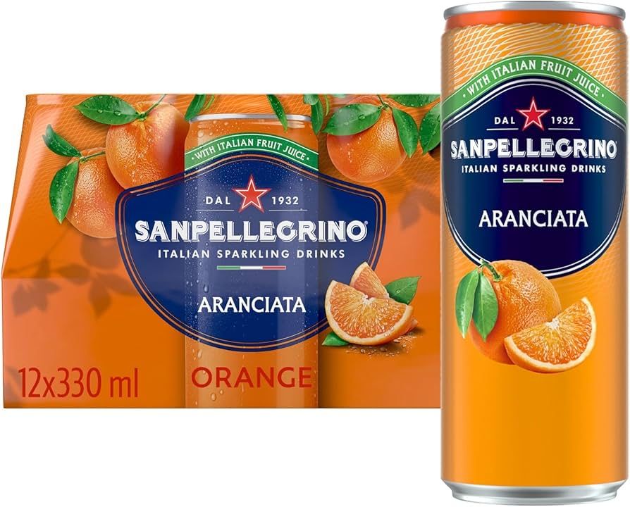 San Pellegrino Italian Sparkling Drinks 12 x 330ml - Orange / Lemon - £6.29 / £5.94 S&S