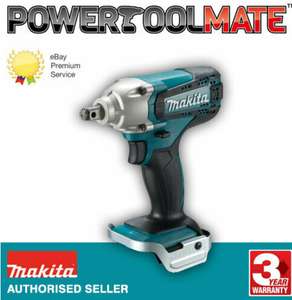 Makita DTW190Z 18v Cordless Li-Ion 1/2" Impact Wrench (Body Only) £52.79 with code @ powertoolmate Ebay