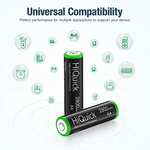 HiQuick AA Rechargeable batteries 2800mAh x4 - £5.99 @ HiQuick / Amazon