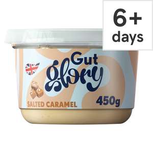 Gut Glory Salted Caramel / Strawberry Yogurt 450G £1 Clubcard price (Free With Code) @ Tesco