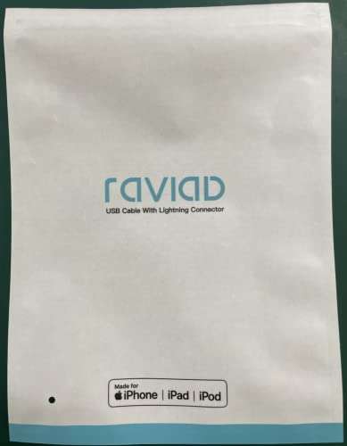 RAVIAD USB C to Lightning Cable [2Pack 0.5M], MFi Certified - Sold by LUOYUAN-UK