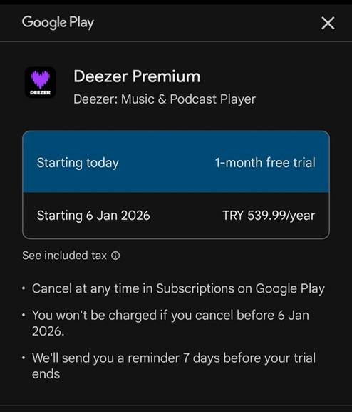 Deezer Premium 12-Month Subscription for £9.53 | No VPN Needed at ...
