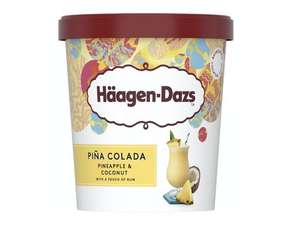Haagen Dazs Pina Colada Ice Cream Tub 460ml - 79p each or 2 for £1 - Heron Foods - Newport