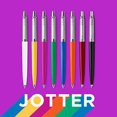 Parker Jotter Originals Ballpoint Pen | Classic Black Finish | Medium Point | Blue Ink - £5.40 @ Amazon