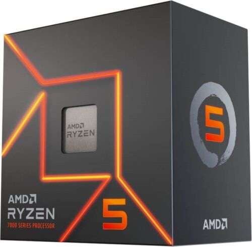 AMD Ryzen 5 7600 AM5 Desktop Processor with AMD Radeon Graphics (with cpu cooler) - £188.74 with code @ CCL Computers / eBay