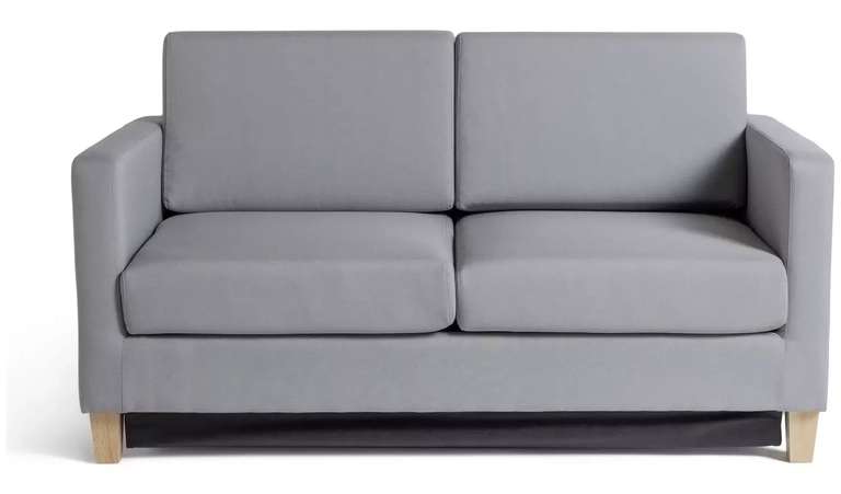 Habitat Rosie Fabric 2 Seater Sofa Bed - Light Grey