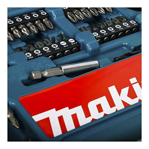 Makita B-53811 Drill & Screwdriver Bit Accessory Set (100 Piece), Multi-Colour, Set of 100