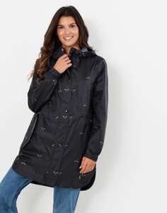 Joules Womens Golightly Printed Waterproof Packable Jacket - True Black - £17.95 delivered @ Joules / eBay