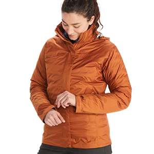 Marmot Women Wm'S Precip Eco Rain Jacket, Waterproof Lightweight Hooded, Breathable Windbreaker *Size S Only* Copper - £28.27 @ Amazon