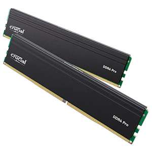 Crucial Pro RAM 64GB Kit (2x32GB) DDR4 3200MT/s £113.80 via Amazon EU on Amazon