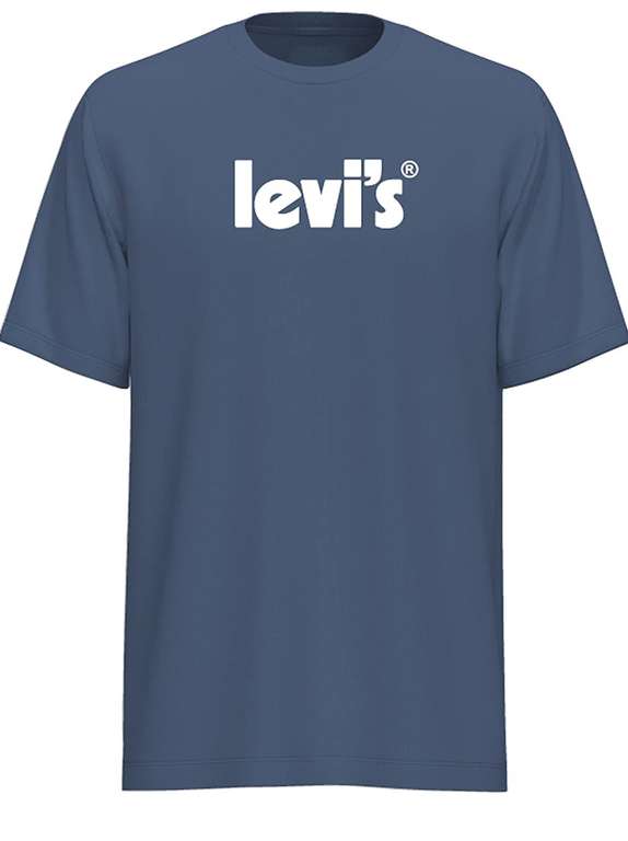 Levi's Men's Big & Tall Ss Relaxed Fit Tee T-Shirt Sizes XL-5XL Blue Or Peppermint £13.00 @ Amazon