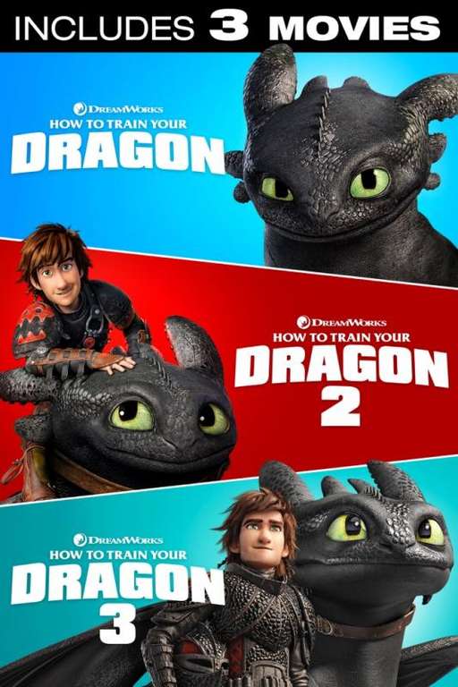 How To Train Your Dragon Trilogy - 4K