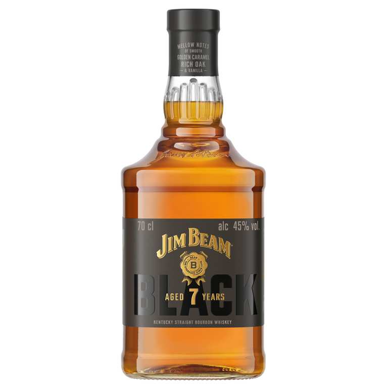 Jim Beam Black Whiskey 7 Year Old- 70 cl -45% ABV (Early Prime Deal)