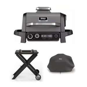 Ninja BBQ Grill & Smoker Including Stand and Cover W/Code