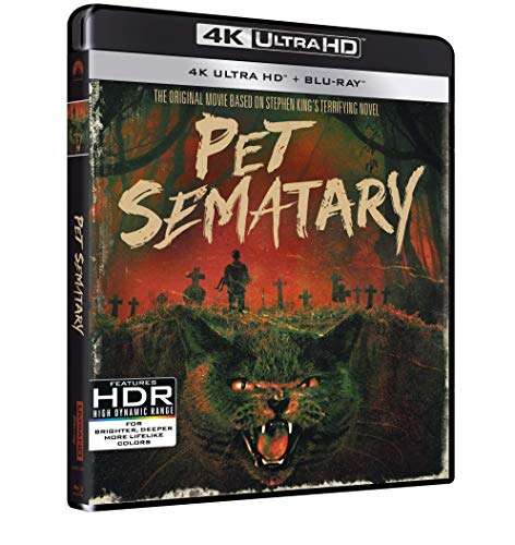Pet Sematary (30th Anniversary) [4K + Blu-ray] [2019] [Region Free] £10.86 Delivered @ Amazon / Dispatches and Sold by Roaming Rex Retail