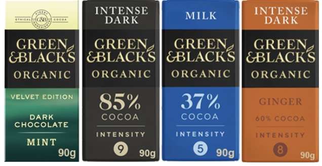 Green & Black 90g Chocolate Bars - 79p @ Farmfoods