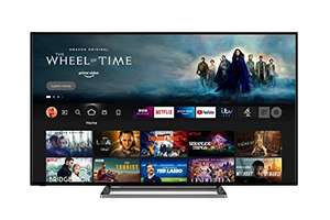 Toshiba UF3D 65 Inch Smart Fire TV 165.1 cm (4K Ultra HD, HDR10, Freeview Play, Prime Video, Netflix, HDMI 2.1, Bluetooth) £322.99 @ Amazon