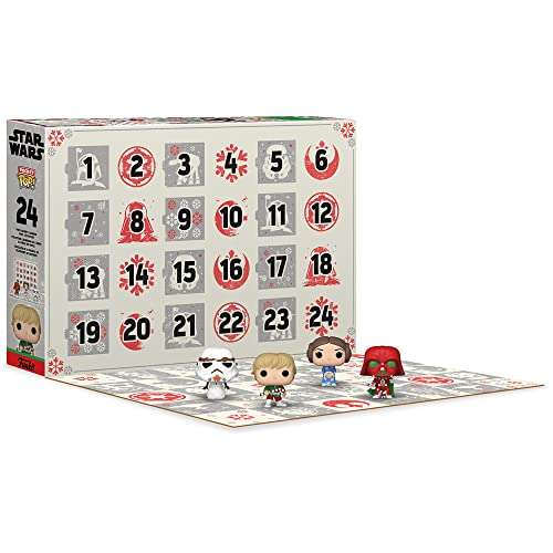 Funko POP Christmas Advent Calendar 2022: Star Wars With 24 Days of Surprise Pocket POP! Figurine Toys Calendar £15.99 @ Amazon