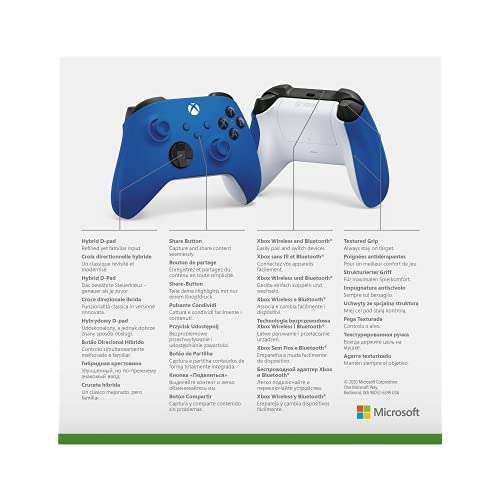 Xbox Wireless Controller – Shock Blue (Used - Like New) £30.73 @ Amazon Warehouse