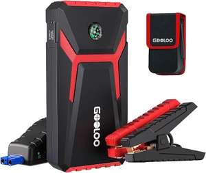 GOOLOO Jump Starter Power Pack - 1500A Peak Car Jump Starter 12V Car Battery Booster With Voucher Sold by Landwork FBA