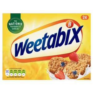 Weetabix Biscuits 24s + 50% Free 36s £3 at Co-operative