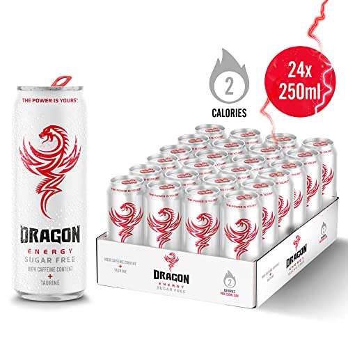 Dragon Energy Sugar Free - 24 x 250 ml - £9.99 @ Amazon